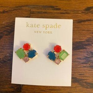 Kate Spade Multicolor Cluster Stud Earrings